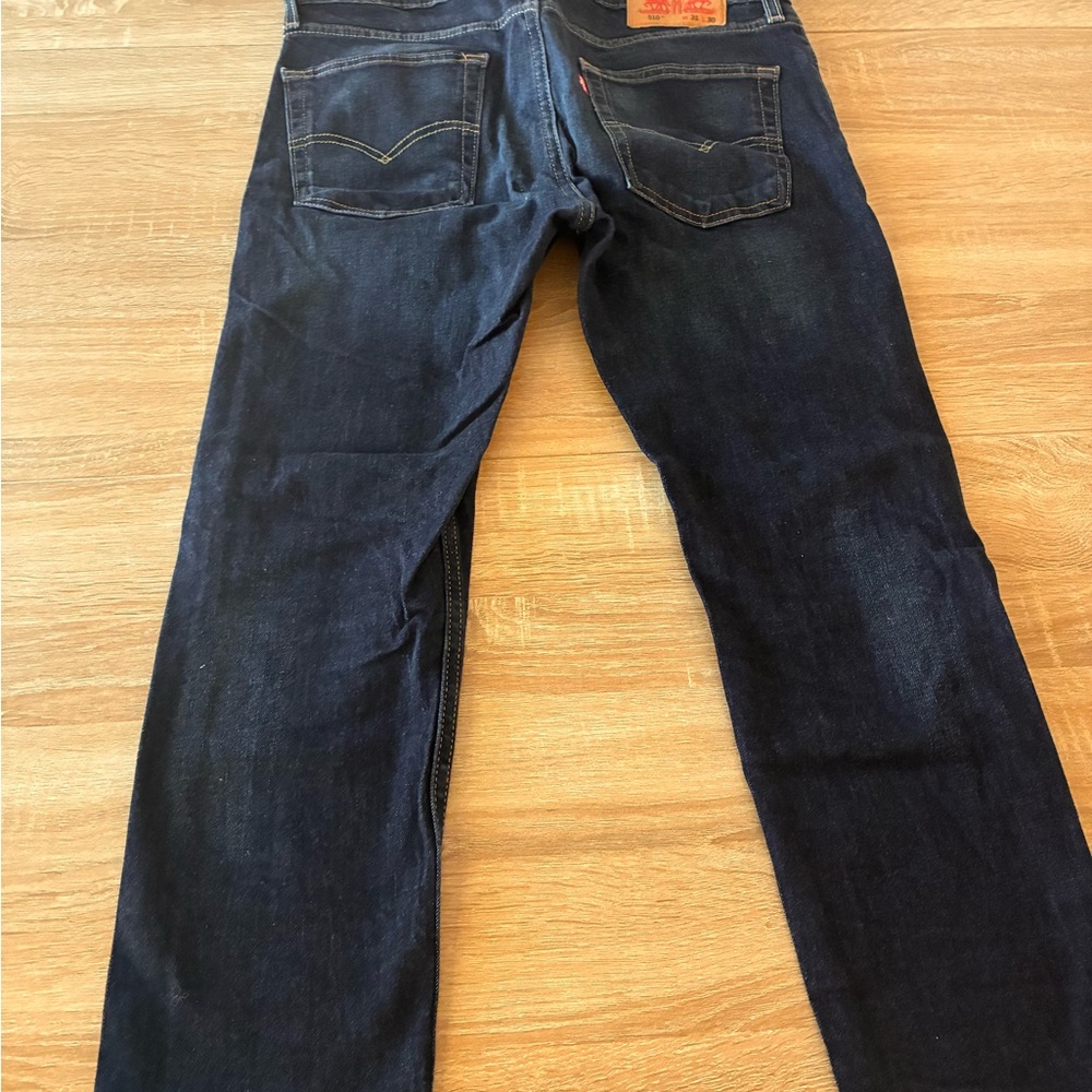 Levi's Men's Dark Blue Skinny Jeans - Picture 3 of 3